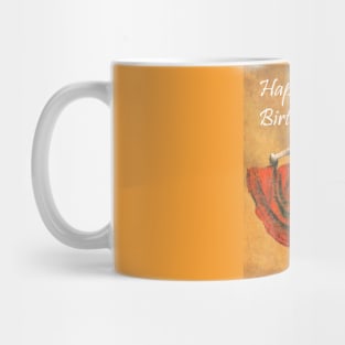 Birthday Vintage Dancing Bunny Mug
